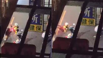 蘆洲屁孩打群架拒捕逃　警被甩飛尾椎著地