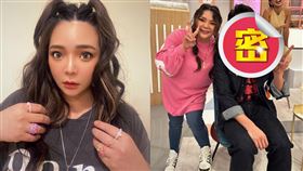 小甜甜（左）最主要就是為了與男神許光漢合影。（圖／翻攝自小甜甜 IG）