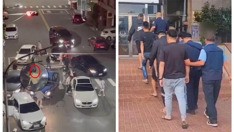 新／替淡定短裙妹討公道！警再逮5砸車煞