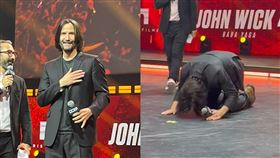 基努李維。（圖／翻攝自《捍衛任務4》推特）