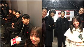 橋本環奈、中川大志。（圖／翻攝自推特《黑夜遊行》）