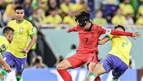 ▲韓國隊孫興慜與巴西隊比賽。（圖／取自KFA FB）