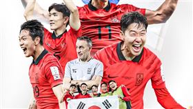▲大韓足協在社群網站感謝選手與教練團。（圖／取自KFA FB）