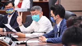 蔣萬安5日上午赴北市府與柯文哲會面，商討市政交接事宜。（圖／翻攝自柯文哲臉書）