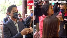 蔣萬安、王鴻薇參拜文昌宮