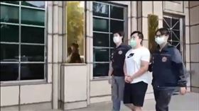 竹聯幫靜安會陳姓會長首度落網。（圖／翻攝畫面）