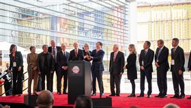 美國總統拜登出席台積電美國亞利桑那州廠移機典禮。（圖／台積電提供）