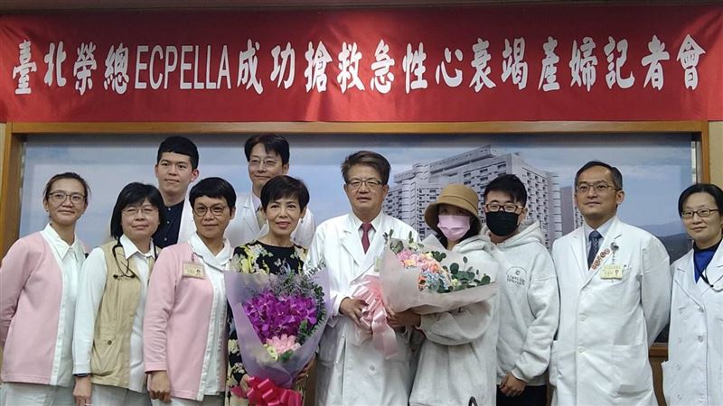 首例！心衰竭孕婦「阿卡貝拉葉克膜」搶命
