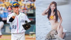 倪暄（右）和陳晨威（左）爆劈腿形象大傷。（圖／翻攝自陳晨威、倪暄IG）