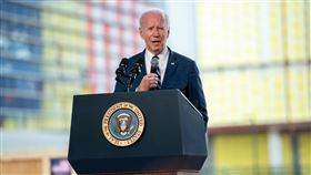 美國總統拜登出席台積電美國亞利桑那州廠移機典禮。（圖／台積電提供）