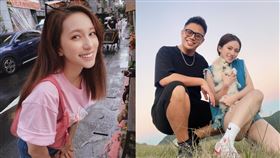 遭圤智雨隱射華華外流片「男主角像黑先生」黑男（左）女友Lucy（右）發聲了。（圖／翻攝自lucylu_8619 IG）