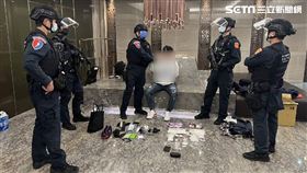 台中市警方破獲2起槍毒博弈集團。（圖／翻攝畫面）