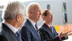 美國總統拜登出席台積電美國亞利桑那州廠移機典禮。（圖／台積電提供）