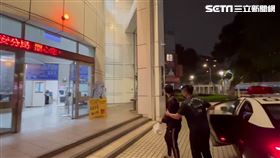 網紅「烏鴉」陳男攔阻網紅「蘭小明」去路並拍攝影片遭逮。（圖／翻攝畫面）