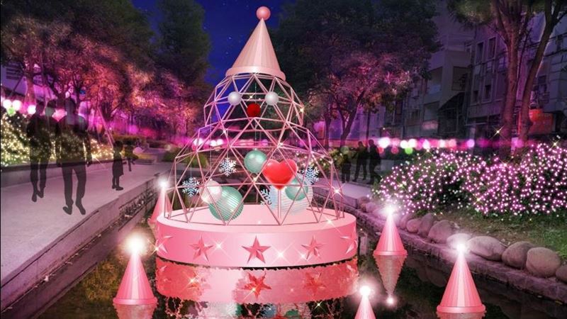 台中耶誕水舞回來了！12/16柳川心動相見