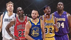 ▲柯瑞（Stephen Curry）選出自己心中的先發5人。（圖／翻攝自運動畫刊推特）