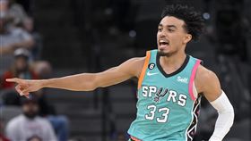 ▲瓊斯（Tre Jones）貢獻26分5助攻，助馬刺中止11連敗。（圖／美聯社／達志影像）