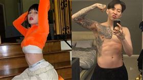 泫雅、朴宰範。（圖／翻攝自泫雅、朴宰範IG）