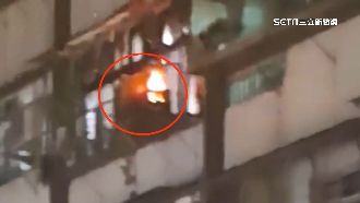 公寓4樓陽台燒金紙！民眾看傻怒PO網