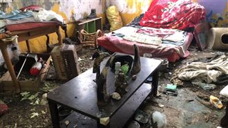 桃園驚見超噁「兔窩」　滿屋糞便和垃圾