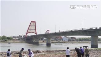 頭前溪川廢快篩調查　企業與清大青年對談