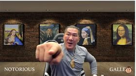 館長昨（10）晚開直播，表示將對焦糖提告妨礙名譽。（圖／翻攝自館長惡名昭彰YT）