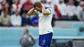▲凱恩（Harry Kane）踢飛一記12碼，讓英格蘭錯失扳平契機，賽後表示很內疚。（圖／美聯社／達志影像）