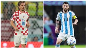 ▲阿根廷在4強對上克羅埃西亞，此役將是梅西（Lionel Messi）和莫德里奇（Luka Modric）兩名老將展現意志力和奪冠企圖心的競爭。（圖／中央社）