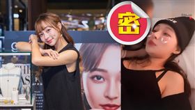 女神林襄躺床上遭強吻，讓粉絲們大驚失色。（圖／翻攝自林襄 IG）