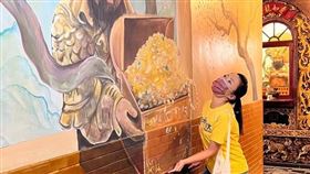 ▲台中南天宮超有特色的財神洞。（圖／寶島神很大）