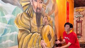 ▲台中南天宮超有特色的財神洞。（圖／寶島神很大）