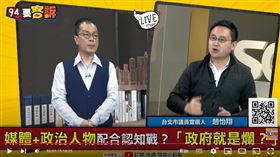 趙怡翔表示藍營政治人物赴中，台灣還是一樣被打壓。