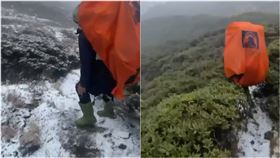 雪山迎入冬首場雪　積雪5公分成銀白世界（圖／布農卡里布灣登山社提供）