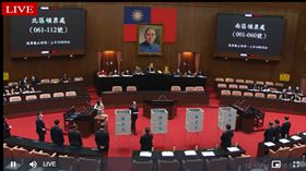 立法院今（13）日行使公平交易委員會被提名人辛志中、顏雅倫及李師榮人事同意權。（圖／翻攝立法院直播系統）