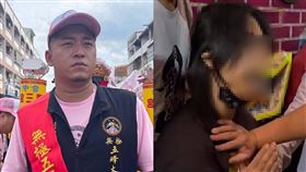 網紅草爺(圖左)廟會拍片，員工疑被附身。（圖／草爺經紀人提供）