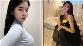 ▲延語章一絲不露卻性感爆表，火辣曲線引人遐想。（圖／翻攝自延語章IG）