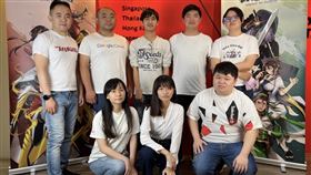 區塊鏈遊戲《幻想傳奇》內部開發團隊。（圖／鉑鈞資本提供）