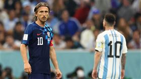 莫德里奇、梅西（圖／路透社／達志影像）