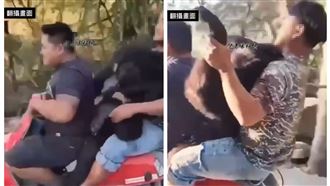 男3貼「運屍」台灣黑熊　揮手遊街惹怒網