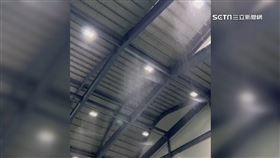 平鎮棒球場室內練習場狂漏水! 室內成