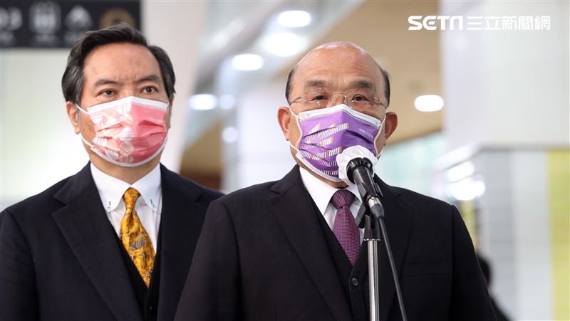 高虹安交保北檢遭升民進黨旗　蘇貞昌表態