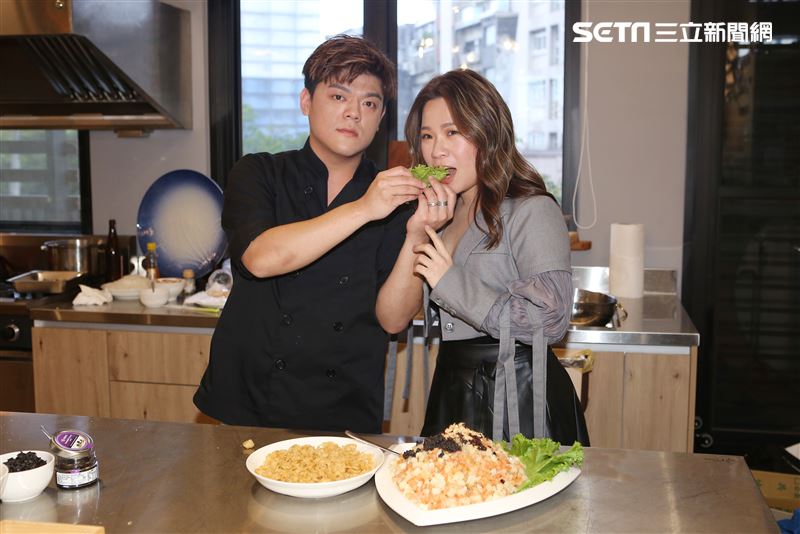 符瓊音與老公舉辦感恩餐會。（圖／記者楊澍攝影）