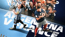 阿根廷、法國都將挑戰隊史第3冠。（圖／翻攝自FIFA World Cup
推特）