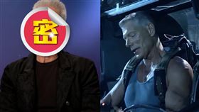 《阿凡達》中「上校」男星史蒂芬朗過去（右）與現在（左）比一比。（圖／翻攝自YouTube）