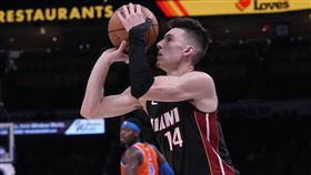 ▲希洛（Tyler Herro）創下單場生涯新高9顆三分球。（圖／美聯社／達志影像）