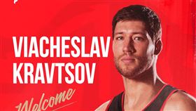 ▲前烏克蘭國家隊中鋒克拉索夫（Viacheslav Kravtsov）加盟鋼鐵人。（圖／高雄17直播鋼鐵人球團提供）