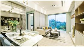 ▲【景自慢】景觀２房，大片樹海推窗即景，驚豔極上景觀，每天看著自然綠意。