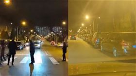 中國傳大量教授死亡！北京爆火化至少等6天　殯儀館外大排長龍畫面曝。（圖／翻攝自推特）