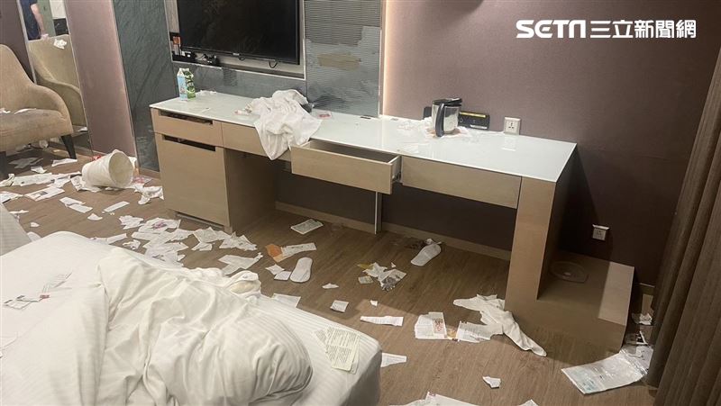 奧客流竄！高雄旅店損失20萬　超慘房照曝