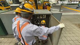 台中市南區、南屯區6千戶停電，地下線路開關箱故障惹禍。（圖／翻攝畫面）